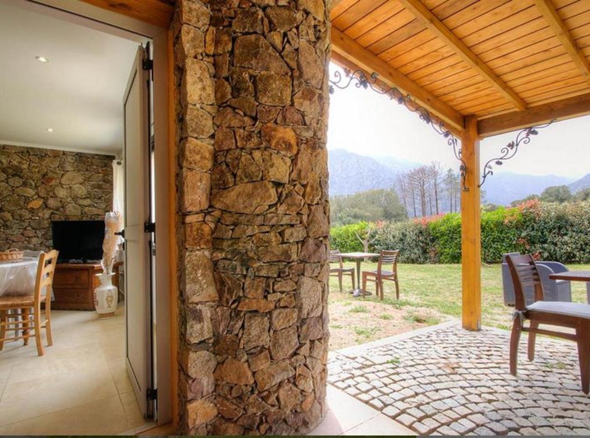 Studio Confortable Avec Vue Sur La Montagne A Moltifao 30M² Jardin Exterior foto